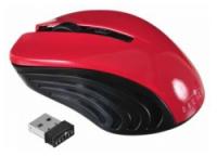 Мышь Oklick 545MW черный/красный оптическая (1600dpi) беспроводная USB (3but) фото