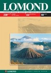 Фотобумага Lomond 0102022 A4/230г/м2/50л./белый глянцевое для струйной печати фото