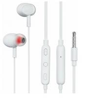 Наушники с микрофоном PERO EP14 белый EP14WH фото