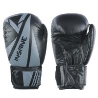 Перчатки боксерские INSANE ARES IN22-BG300, кожа, черный, 10 oz УТ-00020341 фото