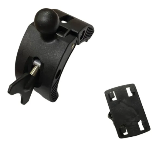 Держатель телфона TRIX, 85x145mm, крепление на руль, закрытый, силиконовая вставка для экрана, черны фото