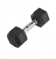 Гантель обрезиненная STARFIT DB-301  7 кг, черная купить ЦИТ Гантель обрезиненная STARFIT DB-301  7 кг, черная фото