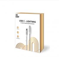 Кабель Type-C - Lightning AKSBERRY X161 Spring 1м (6900288570018) фото