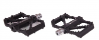 Педали EVOLUTION PLATFORM алюминиевые, 95x90мм, резьба 9/16", 3 промподшипника, черные PD-EV-777-SB- фото