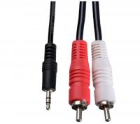 Кабель PERFEO J2004 JACK 3.5 мм вилка - 2XRCA вилка 3 м фото