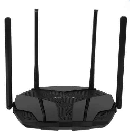 Wi-Fi роутер Mercusys MR70X AX1800 10/100/1000BASE-TX черный фото