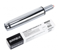 Газлифт прочный BRABIX HD-140 стандартный, ХРОМ, в открытом виде 413 мм., d50 мм., класс 4, 533078 фото