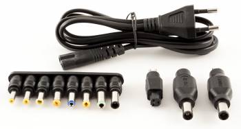 Адаптер AC Buro BUM-1129М120 ручной 120W 12V-24V 11-connectors 1xUSB 1A от бытовой электросети фото