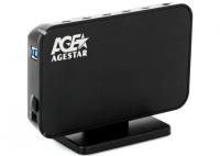 Внешний корпус для HDD AgeStar 3UB3A8-6G SATA II пластик черный 3.5" фото