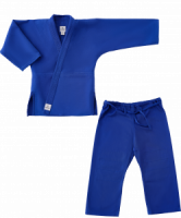 Кимоно дзюдо INSANE TRAINING IN22-JD400, хлопок, синий, взрослый, 4/170 фото