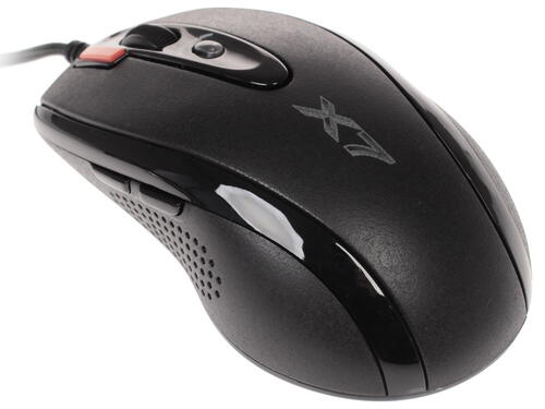 Мышь A4 XL-750BK черный лазерная (3600dpi) USB2.0 игровая (6but) фото