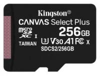 Карта памяти MicroSD 256GB Kingston Class 10 Canvas Select Plus A1 (100 Mb/s) (SDCS2/256GBSP) фото