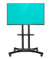 Подставка для телевизора Onkron TS1351 черный 32"-65" макс.50кг напольный мобильный фото