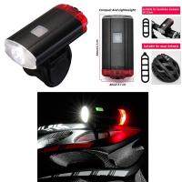 Велофонарь передний STG FL1612  200lm 800 mAH Свет спереди и сзади, крепление на шлем/руль Х103268 фото