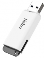 USB флеш-накопитель 128Gb Netac U185 белый USB 2.0 (NT03U185N-128G-20WH) фото