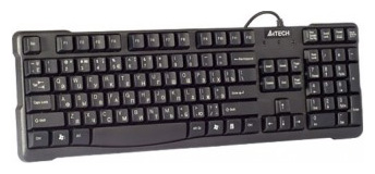 Клавиатура A4 KR-750 черный USB фото