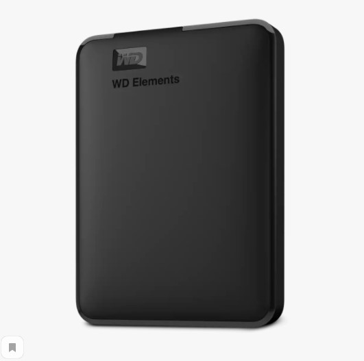 Внешний жесткий диск WD 2Tb WDBU6Y0020BBK-WESN Elements Portable чёрный фото