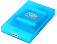Внешний корпус HDD AgeStar 3UBCP1-6G SATA пластик синий 2.5" фото