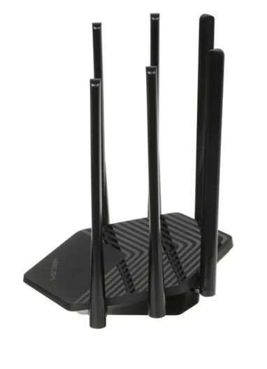 Wi-fI роутер Mercusys MR50G AC1900 10/100/1000BASE-TX черный фото