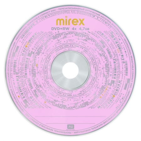 Диск DVD+RW Mirex 4.7 Gb, 4x, Slim Case фото
