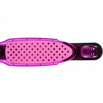 Самокат-кикборд NOVATRACK 120PROT.RAINBOW.PN22 с прозрачной платформой, подростковый, складной механ фото