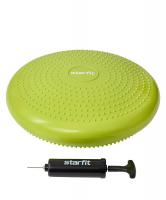 Диск балансировочный STARFIT BP-104 с насосом, массажный, лаймовый фото