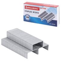 Скобы для степлера цинковое покрытие №24/6, 1000 штук, BRAUBERG "EXTRA", до 30 листов, 229299 купить ЦИТ Скобы для степлера цинковое покрытие №24/6, 1000 штук, BRAUBERG "EXTRA", до 30 листов, 229299 фото