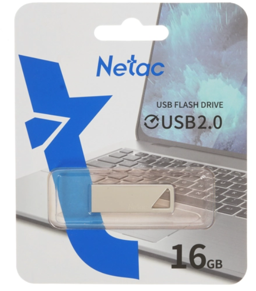 USB флеш-накопитель 16GB Netac U326 серебро USB 2.0 (NT03U326N-016G-20PN) фото