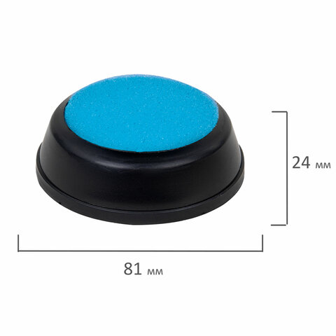 Губка для кассира STAFF круглая, ассорти, 237951,  фото