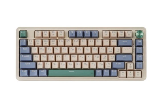 Клавиатура механическая Redragon Ucal Pro RGB Bluetooth, Wireless беж-фио/зел фото