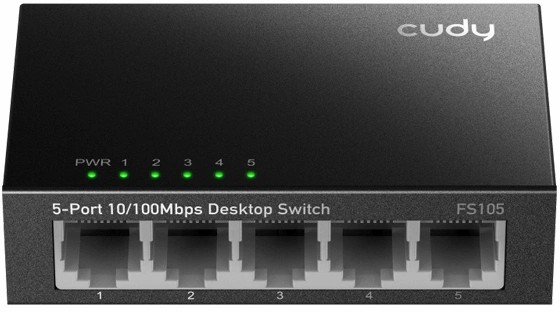 Коммутатор Cudy FS105 (L2) 5x100Мбит/с фото