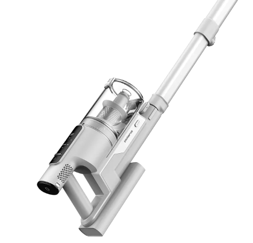 Вертикальный пылесос POLARIS PVCSDC 2002 с пыленакопителем, белый фото