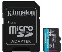 Карта памяти MicroSD 64GB Kingston Сlass 10 Canvas Go Plus UHS-I U3 V30 A2 (170/70) (SDCG3/64GBSP) купить ЦИТ Карта памяти MicroSD 64GB Kingston Сlass 10 Canvas Go Plus UHS-I U3 V30 A2 (170/70) (SDCG3/64GBSP) фото