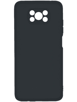 Чехол для Xiaomi Poco X3 NFC / Poco X3 Pro Alwio Soft Touch Black ASTPOCX3BK  фото