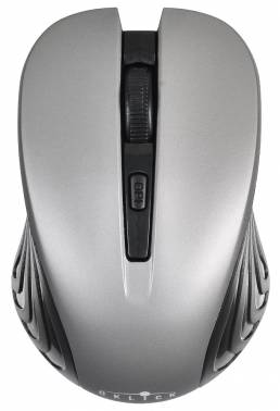 Мышь Oklick 545MW черный/серый оптическая (1600dpi) беспроводная USB (3but) фото