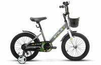 (м) Велосипед детский STELS 16" Strike VC серый  фото