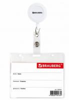 Бейдж горизонтальный (60х90мм), с держателем-рулеткой 70 см, белый, BRAUBERG, 238241 купить ЦИТ Бейдж горизонтальный (60х90мм), с держателем-рулеткой 70 см, белый, BRAUBERG, 238241 фото