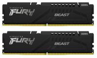 Оперативная память DDR5 16Gb (2х8) (PC5-44800) 5600MHz Kingston FURY Beast Black EXPO KF556C36BBEK2- фото
