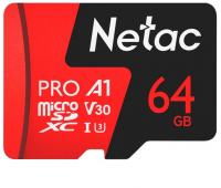 Карта памяти MicroSD 64GB Netac Extreme Pro (NT02P500PRO-064G-S) фото