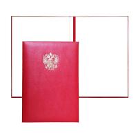 Папка адресная с российским орлом OfficeSpace, А4, бумвинил, бордовый, инд. упаковка Код: 160238 Арт фото