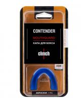 Капа одночелюстная Clinch Contender Triple Layer Mouthguard сине-черная (размер Senior) C513  фото