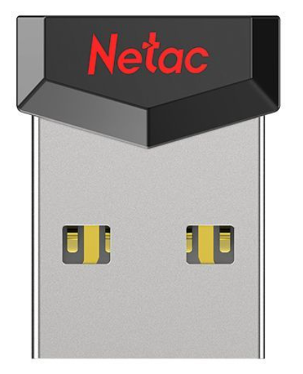 USB флеш-накопитель 64Gb Netac UM81 чёрный металл USB 2.0 (NT03UM81N-064G-20BK) фото