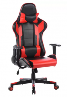 Кресло игровое Helmi HL-G01 "Victory", искусственная кожа, черная/красная, 2 подушки фото