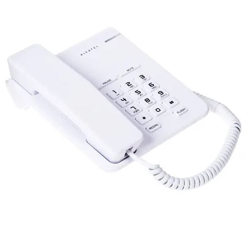 Телефон проводной Alcatel  T22 белый ATL1408409 фото