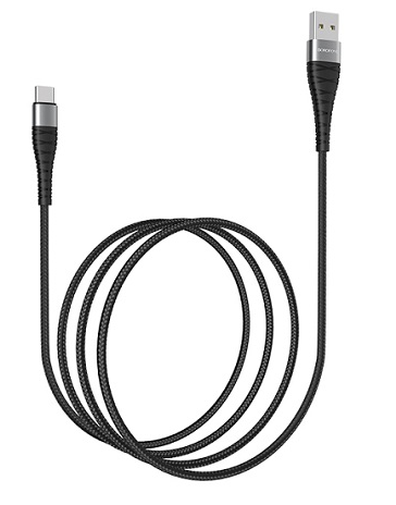 Кабель USB - Type-C Borofone BX32 , 1.0м, 3A, черный  6931474710451 фото