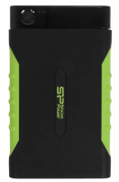 Внешний жесткий диск Siliсon Power USB 3.0 1Tb  A15 Armor SP010TBPHDA15S3K 2.5" Черный/зеленый фото
