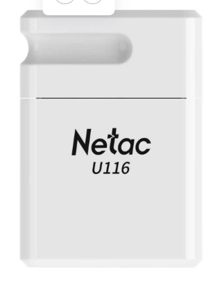USB флеш-накопитель 16Gb Netac U116 mini белый USB 2.0 (NT03U116N-016G-20WH) фото