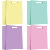 Пакет подарочный 14,6*11,4*6,5см "Пастель ассорти", ламинированный фото