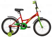 (м) Велосипед детский NOVATRACK 18"183STRIKE.RD22 красный, тормоз нож, крылья корот, защита А-тип  фото