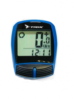 Велокомпьютер TRIX проводной, 13 функций, синий CP-TX-13-BL фото